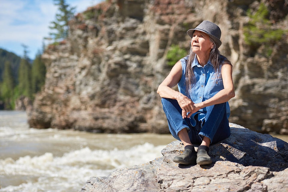 Helen Sandy is a T’exelc artist who took part in the Empowered Filmmakers intensive workshops at Williams Lake First Nation earlier in the year. (Rick Magnell photo) 