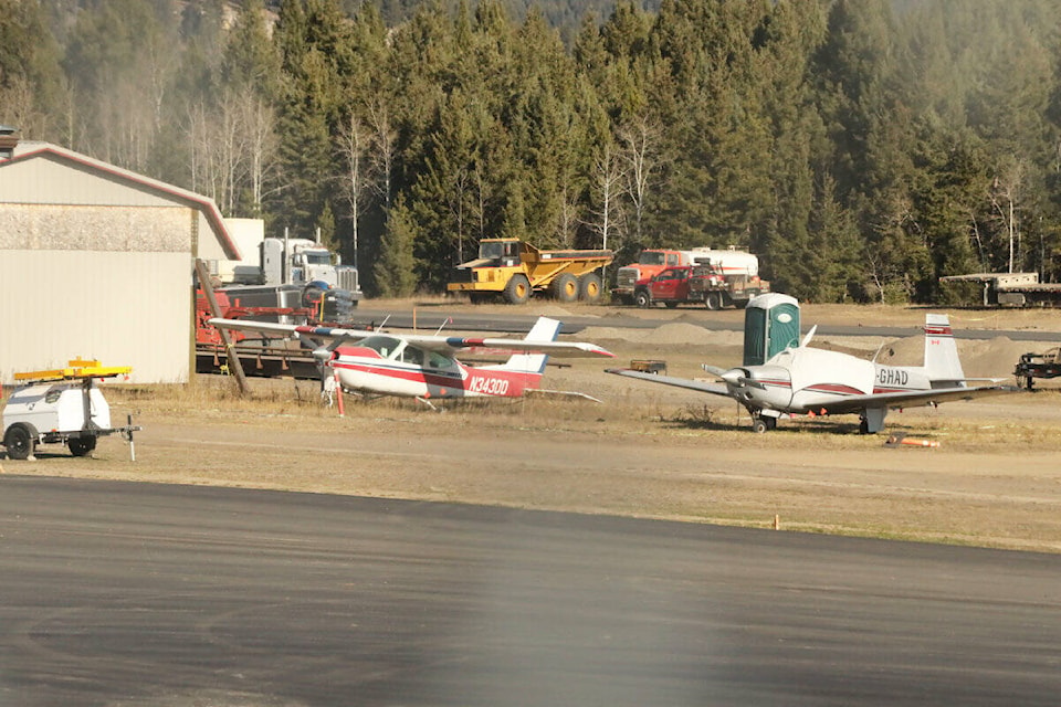 The combination of a new runway at the South Cariboo Regional Airport and the Eatery restaurant next door is expected to turn 108 Mile Ranch into a destination stop for pilots. (Kelly Sinoski photo) 