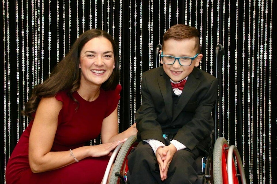 Jessica Gonsales and Oscar at the 2023 Gala of Hope on Oct. 14, 2023. (Photo: Centre for Child Development/ Facebook) 