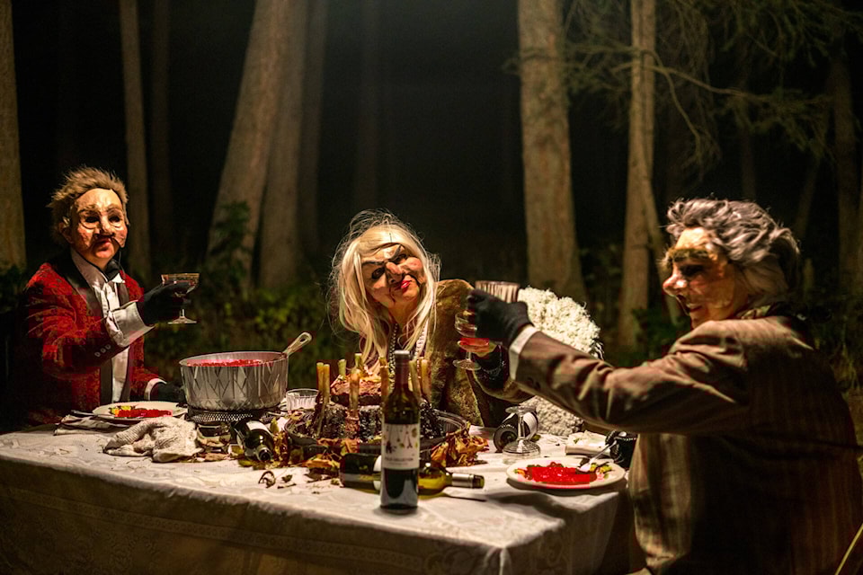 Clowning is an ancient tradition, explored by Caravan Farm Theatre at the annual Walk of Terror Oct. 28. (Caravan photo) 
