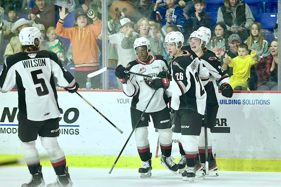  Kamloops Blazers fell to the Vancouver Giants 4-3, at 91ԭ Events Centre Sunday, Oct. 29. (Rob Wilton/Special to 91ԭ Advance Times) 