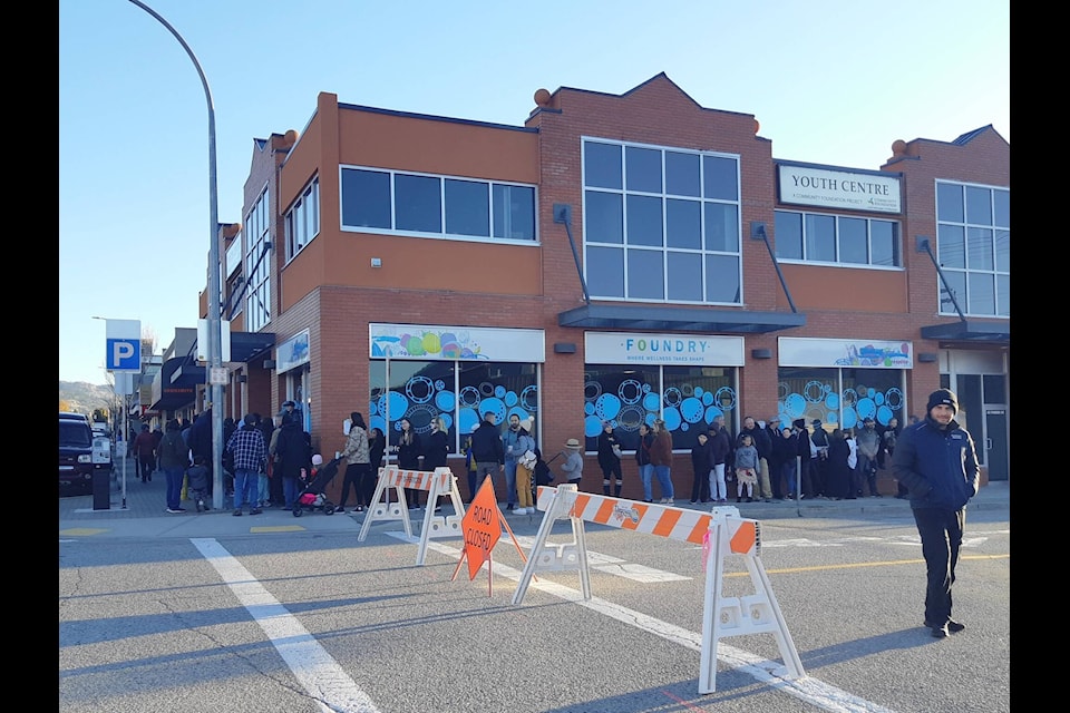 Pen High Leadership students hard work, energy, and creativity made the haunted house at the Youth Centre come alive on Saturday with line ups to get in. The event raised $4,900 for the Pen High Leadership Class and the Penticton Youth Centre. (Community Foundation photo) 