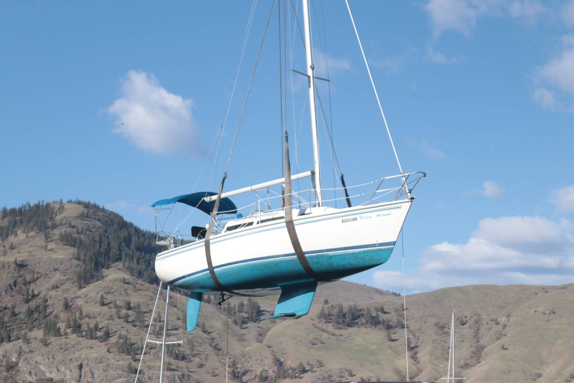 PHOTOS Boats take flight in Vernon as sailing season ends Vernon