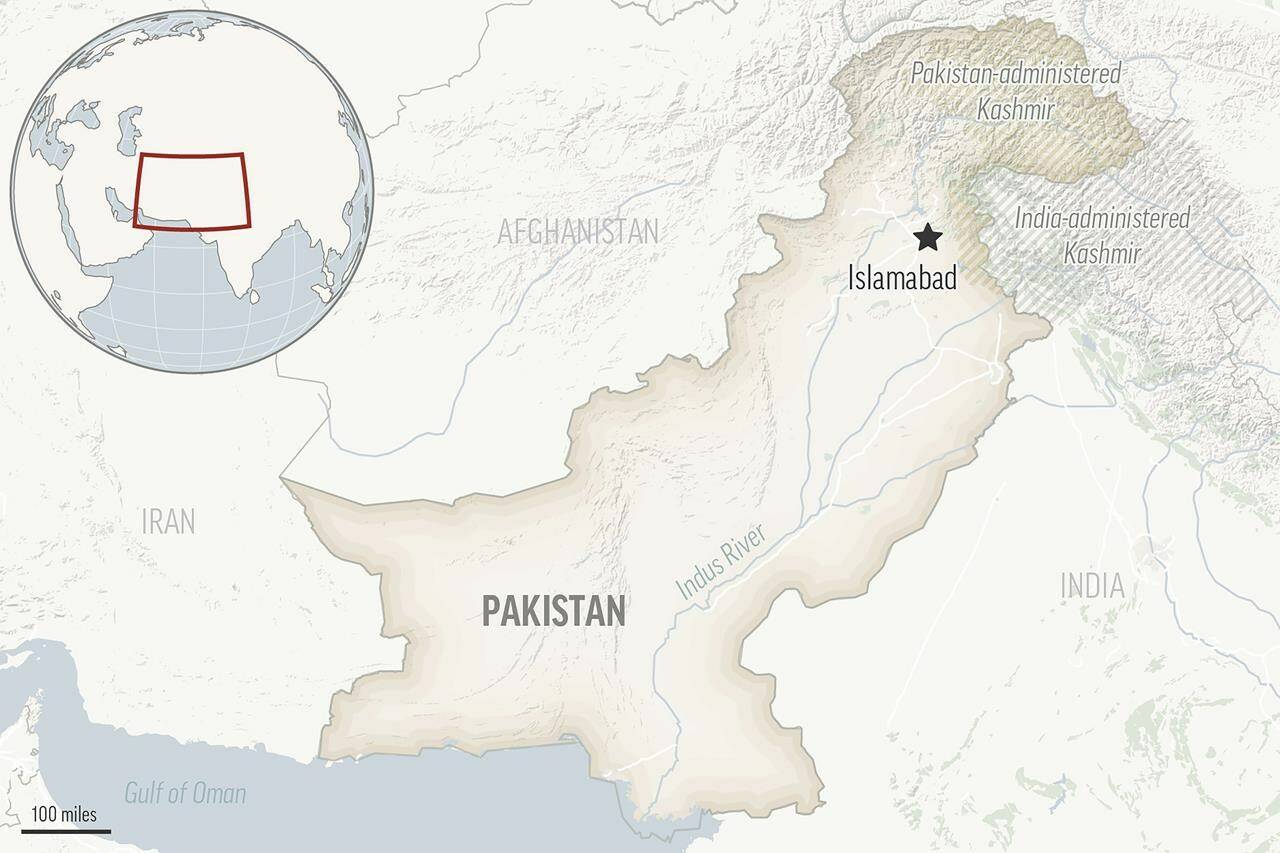 Pakistani troops kill 9 militants, foil an attack on an airbase in Punjab