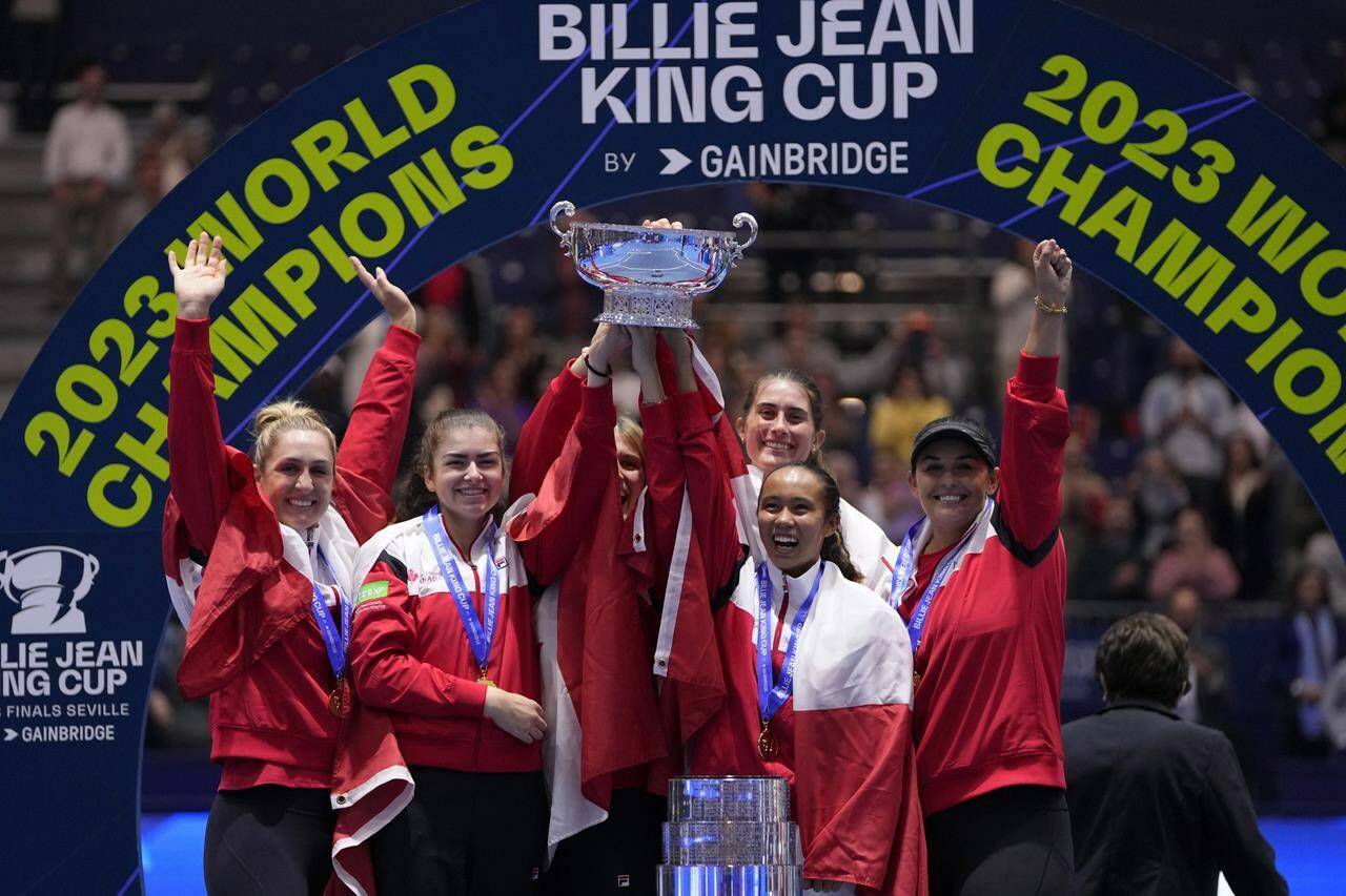 Canada on top of team tennis mountain after Billie Jean King Cup win -  Tofino-Ucluelet Westerly News