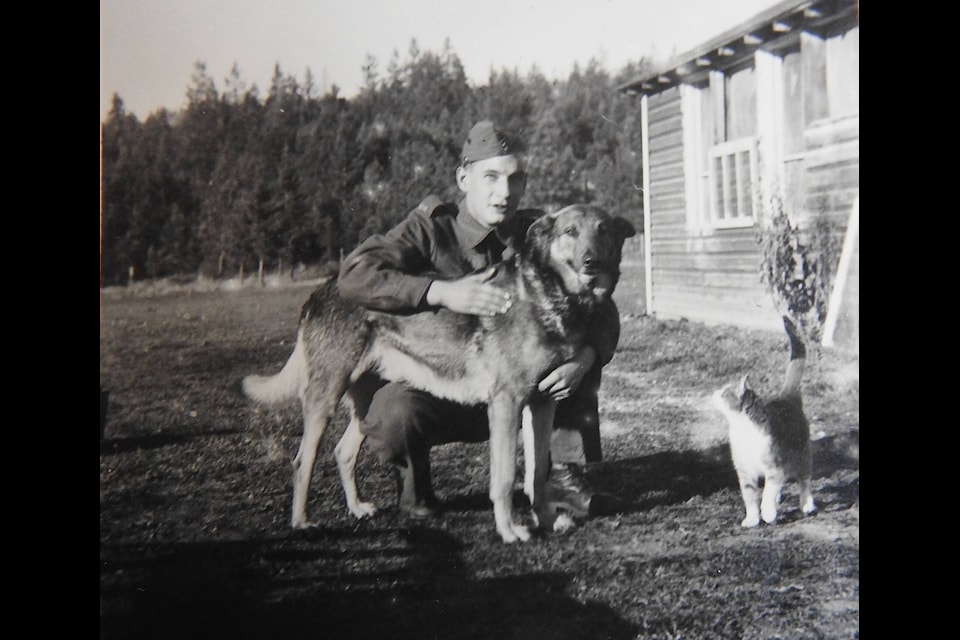 Ronald Brewer poses in uniform in 1941 (Photo by Gillian Francis) 