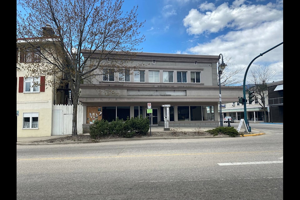 The City of Castlegar purchased the old Eremenko building for a housing and art gallery project. (Submitted)
