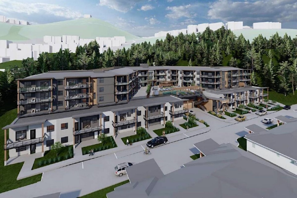 Conceptual rendering of a 79-unit apartment building proposed for 777 Denali Drive. (Photo City of 鶹ѡ) 