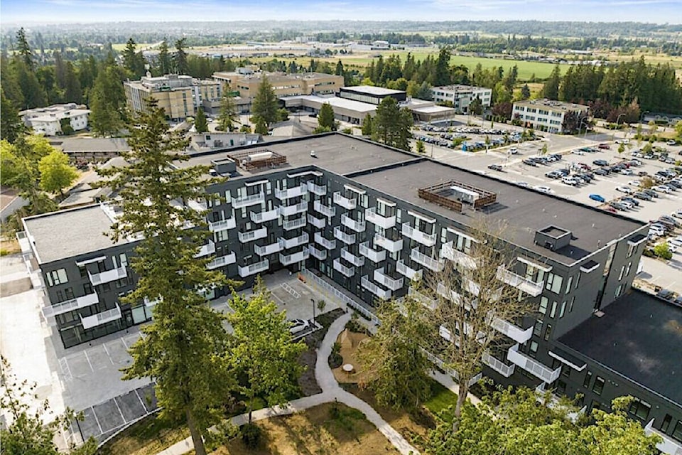 At the Frontline Real Estate Services Fraser Valley Commercial Building Awards, the Aspire building of 91ԭ was named judges’ choice best overall entry and best in the affordable housing category. (Special to 91ԭ Advance Times) 