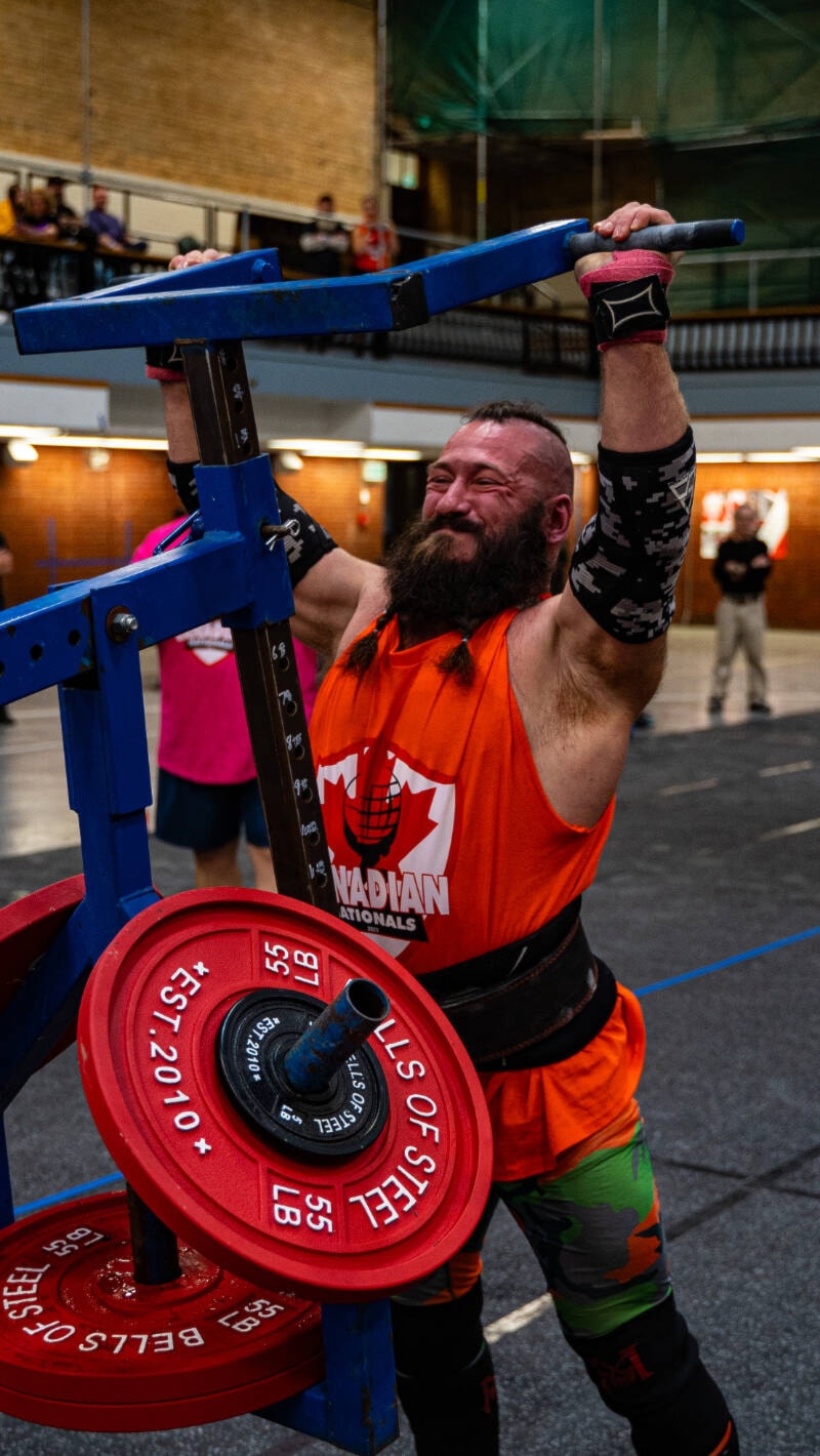 Cariboo strongman Tyson Delay gets second at nationals, sets hopes on