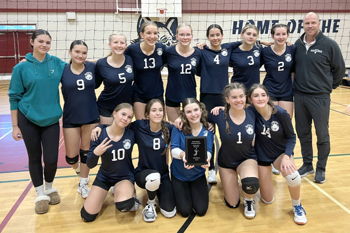 Ballenas junior girls volleyball team finishes third at North Islands