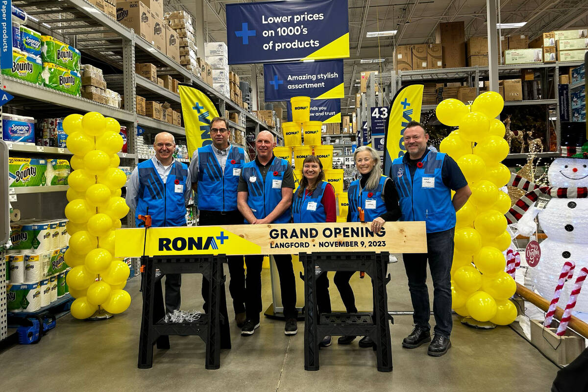Rona re-opens renovated stores in Victoria and Langford
