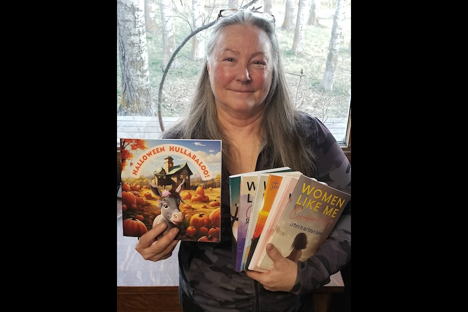 Brenda Cooper is exploring the literary world with poetry and a recent children’s book, Halloween Hullabaloo. (Photo submitted) 