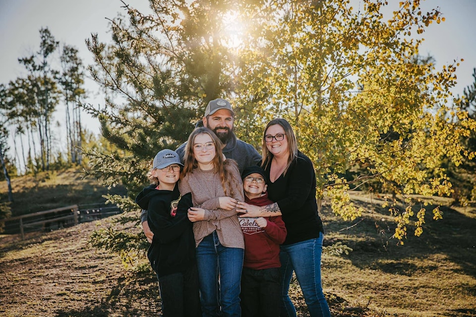 The Vigh Family is made up of James (back left) and Amber and their children Daxton, Cadence and Carter. Carter tragically passed away this summer. (Amber Vigh photo) 