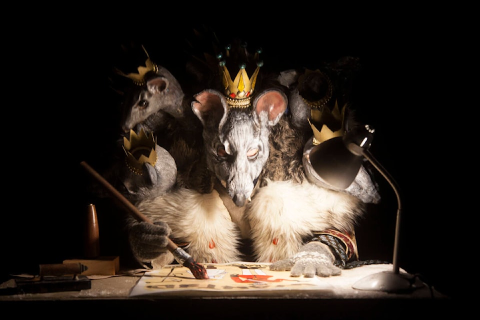 The Mouse King is an integral part of the holiday classic The Nutcracker, which will be performed from Dec. 5 to Jan. 7 at Spallumcheen’s Caravan Farm Theatre. (Contributed) 