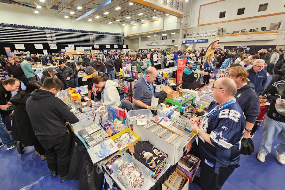 Hundreds of vendors and thousands of fans attended the three-day Western Canada Collectibles Experience show at 91ԭ Events Centre that wrapped up Sunday, Nov. 19. (Dan Ferguson/91ԭ Advance Times) 