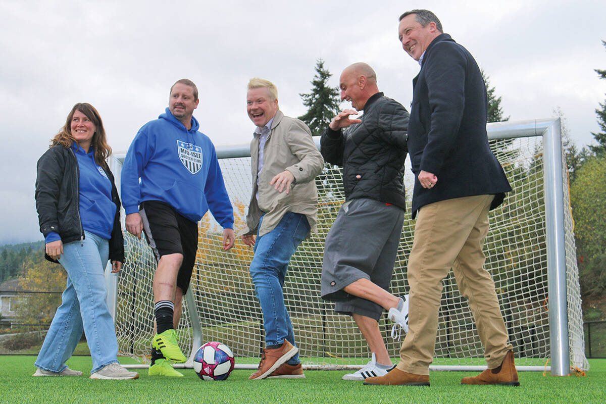 Ladysmith officially opens new sports practice field Nanaimo News