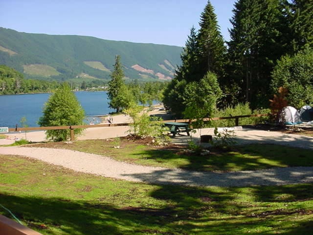 Lake Cowichan town councillor Lorna Vomacka wants the town to consider renting out campsites at its Lakeview Park Campsite during the offseason on a monthly basis to help deal with the housing crisis. (Lake Cowichan photo) 