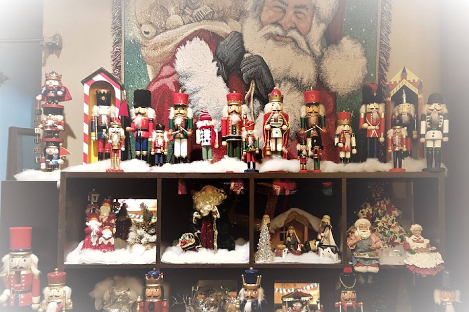 Some of a previous Vanderhoof Heritage Christmas Village display. (Photo submitted) 