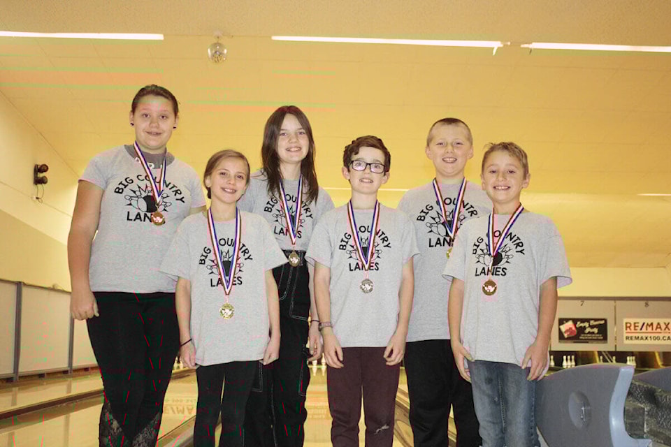Six youth bowlers from Big Country Lanes brought home medals after a tournament held Nov. 11. (Fiona Grisswell photo - simplymastery) 