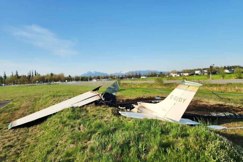 TSB investigators looked into the May 2, 2023 crash of a plane at 91ԭ Regional Airport. (TSB/Special to the 91ԭ Advance Times) 