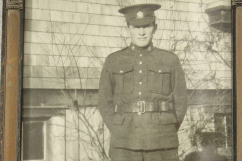 Private Thomas James Thompson Jeffrey of South Cowichan. (Courtesy of T.W. Paterson) 