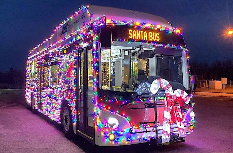 Santa’s Bus Tour is heading for Red Deer streets