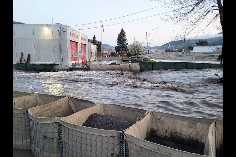 Flooding in the spring of 2023 caused a local state of emergency in Cache Creek.THE CANADIAN PRESS/HO-Sheila Olson 