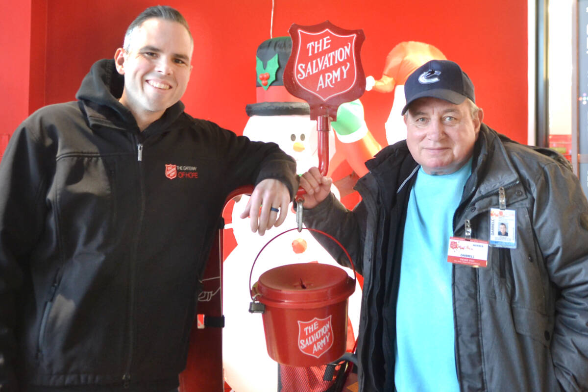 Langley Salvation Army's annual Christmas Kettle Campaign in full-swing -  Langley Advance Times