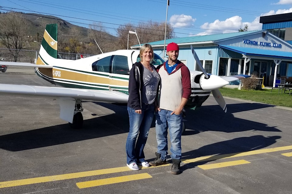 Lainey and her son Darcy just one week before he died of an overdose. (Contributed) 