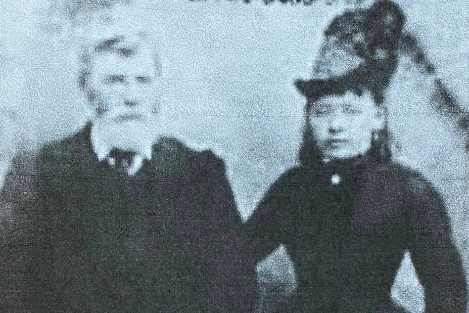 Henry Otto and Caroline Bowe, 1870. (Glenbow Archives) 