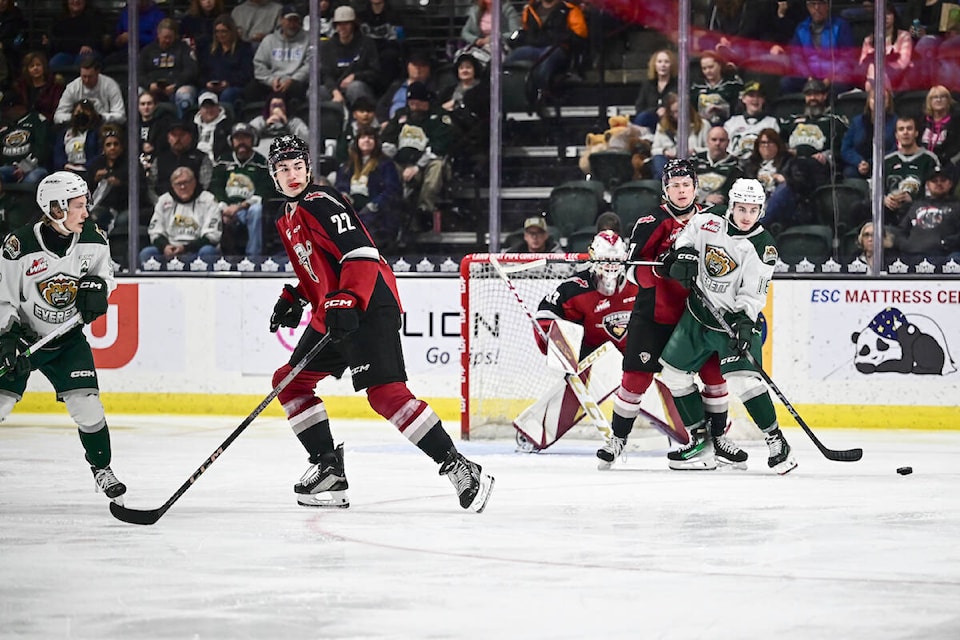  Vancouver Giants lost 4-1 to the Everett Silvertips on Friday night, Dec. 8, at Angel of the Winds Arena. (Caroline Anne O’Keefe/Special to 91ԭ Advance Times) 