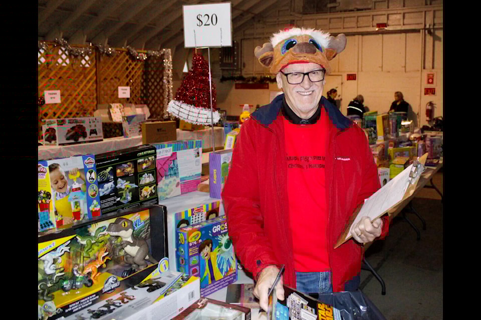 Hundreds of children’s gifts were donated to the Maple Ridge Pitt Meadows Christmas Society for the Rudolph’s Recycle Gift Shoppe. (Brandon Tucker/The News) 