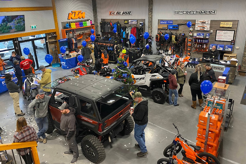 Spectra Power Sports’ annual open house on Dec. 9. (Kim Kimberlin photo - Efteen) 