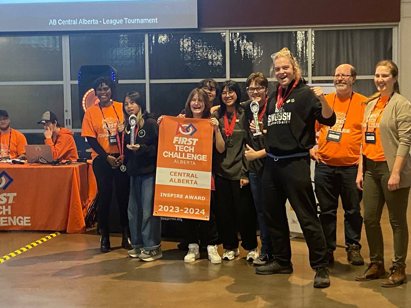 St. Joseph High School robotics team wins big at Central Alberta FIRST