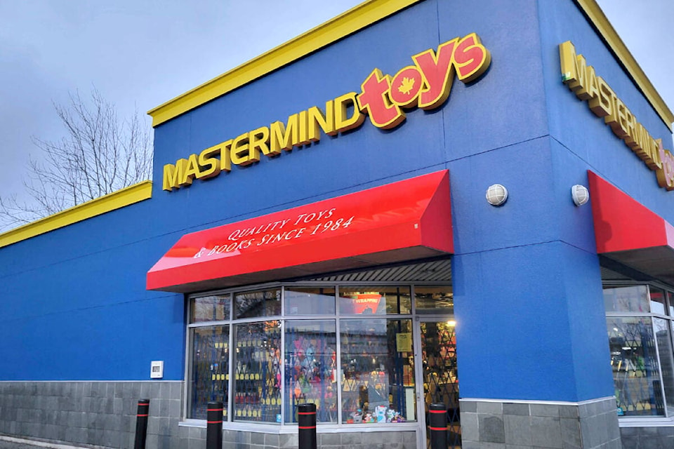 Mastermind Toys announced it will not accept gift cards after Sunday, Dec. 24. (Kyler Emerson/Langley Advance Times) 