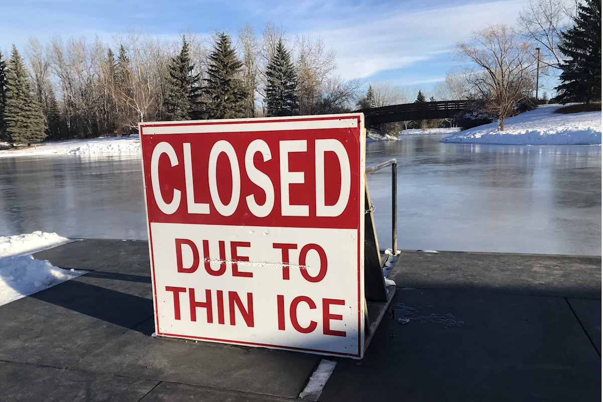 Central Alberta on thin ice - Red Deer Advocate