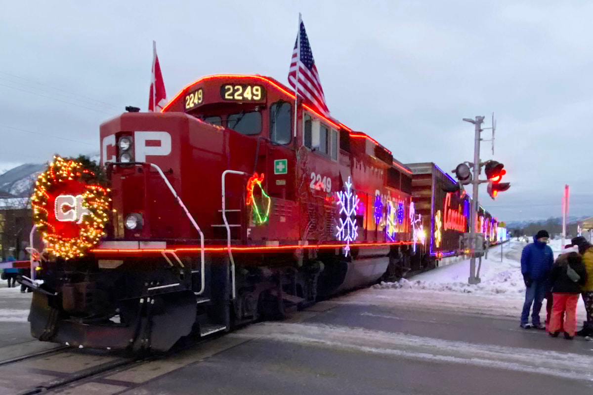 Photos CPKC Holiday Train visits Elk Valley Fernie BC News