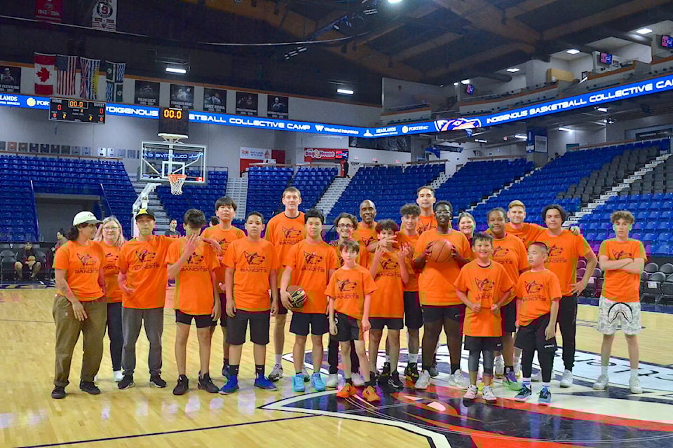  A collaborative effort between the Bandits and ·ʴ, the goal of Indigenous Basketball Collective has been to create increased opportunities for Indigenous players, coaches and others involved in the sport. (Vancouver Bandits, Canadian Elite Basketball League/Special to 91ԭ Advance Times) 