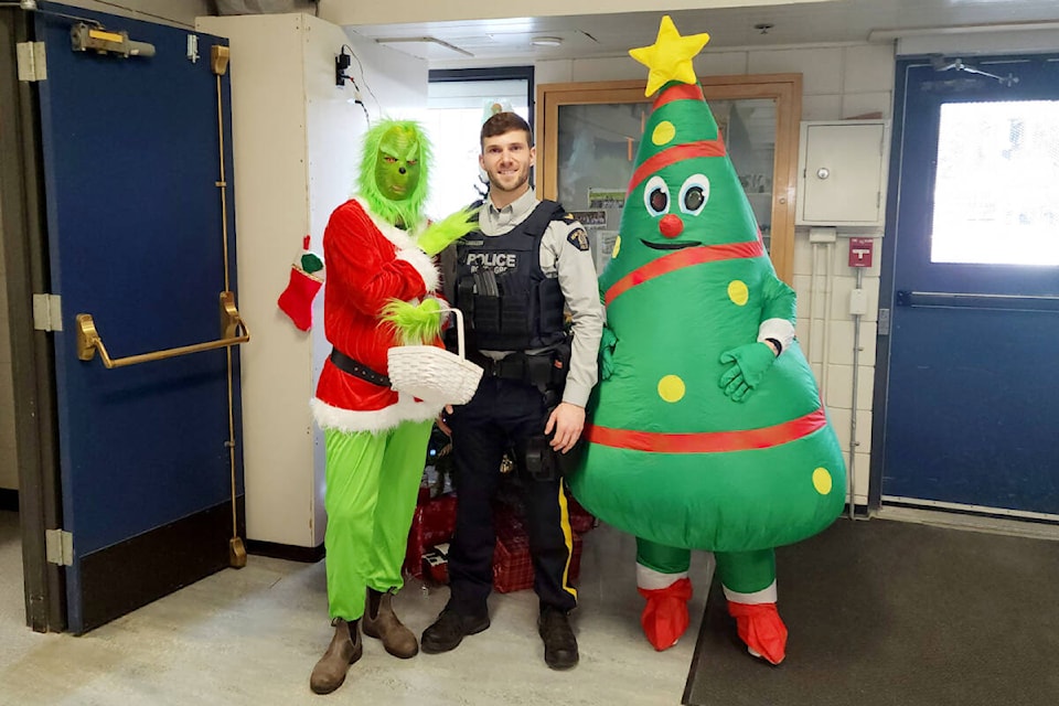 Cpl. Kyle Camalush, detachment commander for the Barriere RCMP and other community partners will be hosting the annual Stuff the Cruiser on Dec. 5 at AG Foods parking lot in Barriere. 
Hettie Buck / ronaldomanosa 