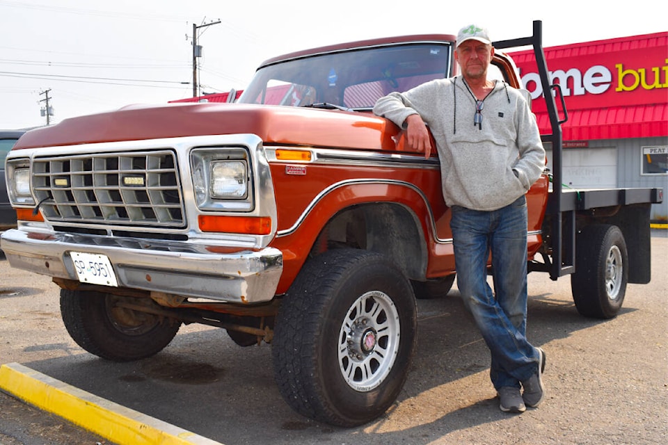 Noel Wernitz got back his stolen truck less than three hours after it was stolen, thanks to a Good Samaritan who followed the thief and directed police to converge. (Frank Peebles photo - Quesnel Cariboo Observer) 