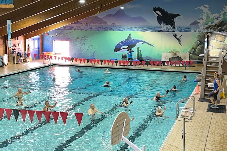 The pool is closed at the Summerland Aquatic and Fitness Centre as a part must be replaced.