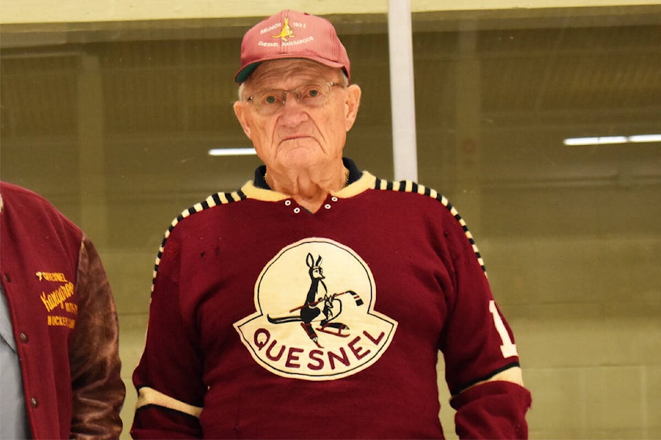 Mike Flanagan moved from Alberta to play for the 1967-68 Quesnel Kangaroos, and he is still a resident here, translating his love of hockey into a love of community. (Frank Peebles photo - Quesnel Cariboo Observer) 