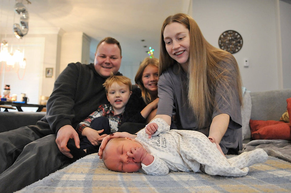 New Year’s baby arrives in Chilliwack after 65 hours of labour Hope