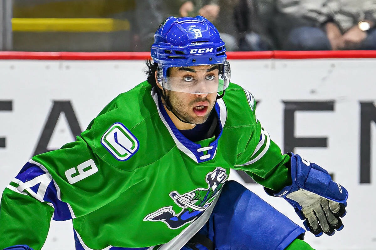 Surrey’s Arshdeep Bains named to 2024 AHL allstar game Cloverdale