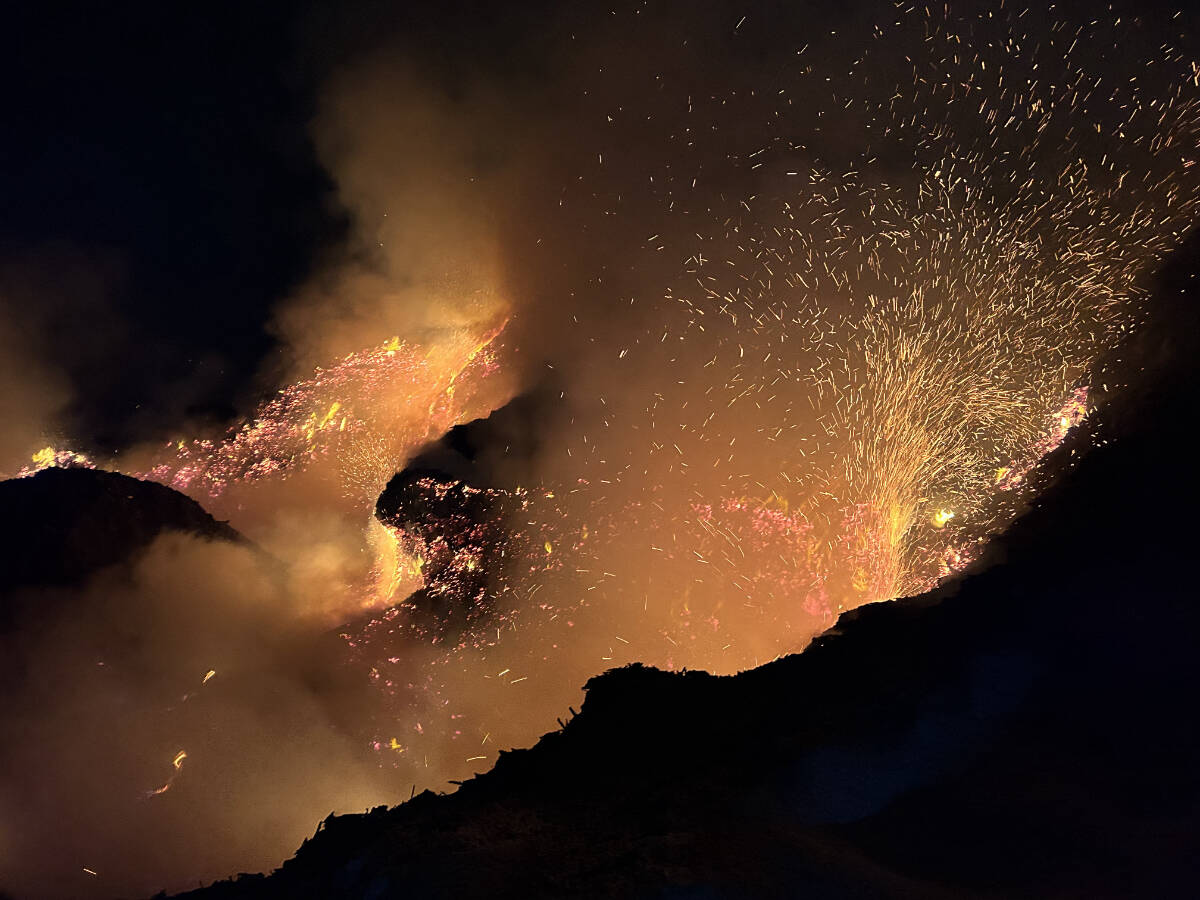 UPDATE Fire finally extinguished at Vernon dump Vernon Morning Star