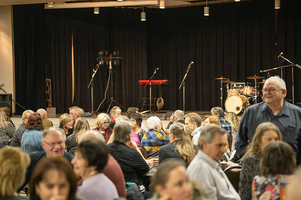 Coronation community hall hosted a sold-out show for the latest CRPA presentation on Jan. 6. (Kevin Sabo/Castor Advance) 