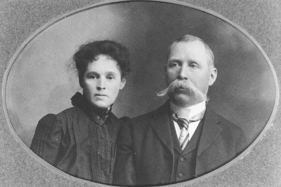 Sophie Johnson and Ellison Price. (Museum and Archives of Vernon photo #17704) 