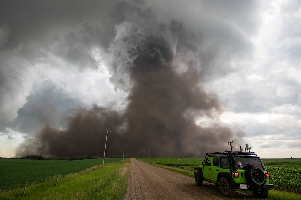 Photo of Central Alberta tornado one of the best of 2023 Canadian