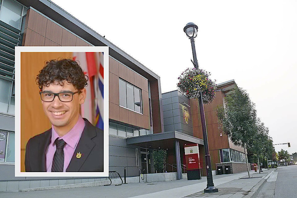 More police, more fire and preparing ti build a new RCMP detachment are among the items in the 2024  City budget given preliminary approval Monday, Jan. 22 by council. Mayor Nathan Pachal (inset) said the municipality will continue to have some of the lowest property taxes in Metro Vancouver. ( files) 